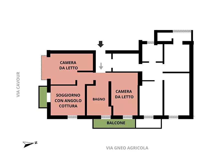 Immagine 2 di Casa trifamiliare in vendita  in Via Cavour, 29 a Ventimiglia