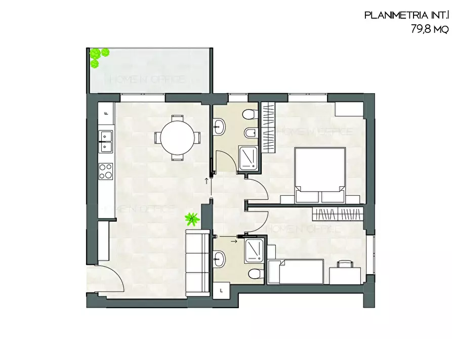 Immagine 8 di Casa trifamiliare in vendita  in contrada Cavoni a Altilia