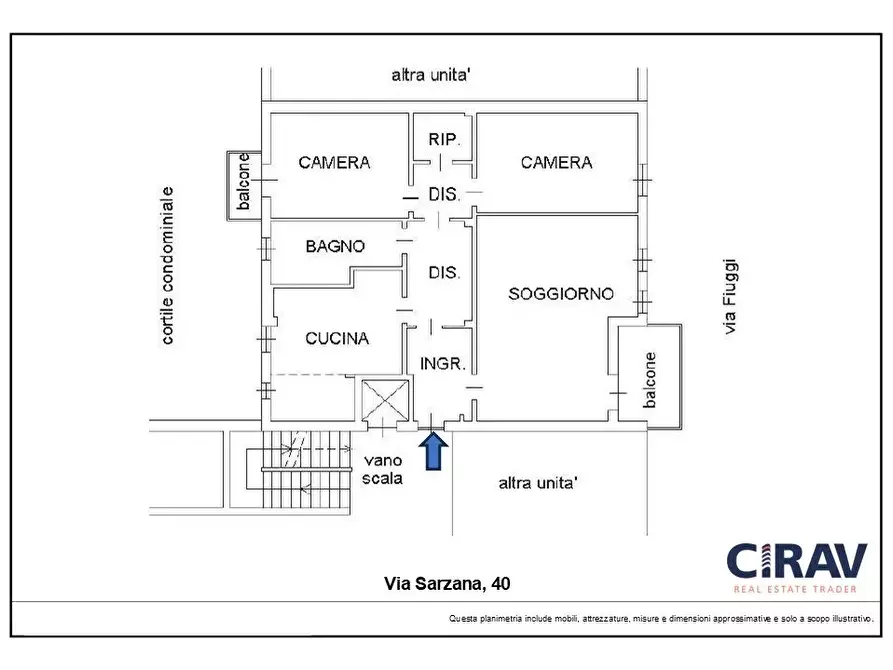 Immagine 19 di Casa trifamiliare in affitto  in Via Sarzana, 40 a Milano