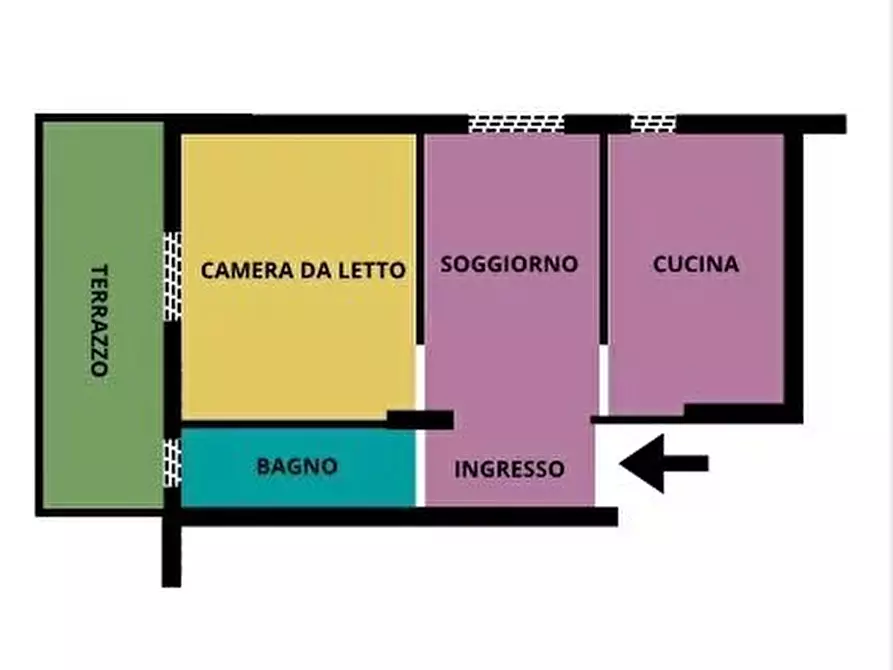 Immagine 1 di Casa trifamiliare in vendita  in Via G. Calsamiglia 2 a Ventimiglia