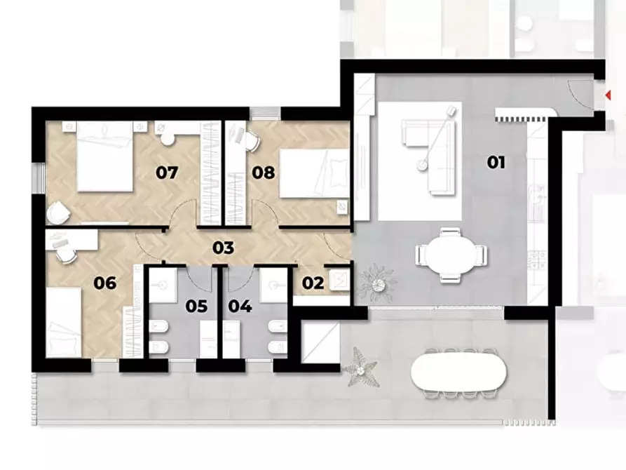 Immagine 1 di Casa trifamiliare in vendita  a Piove Di Sacco