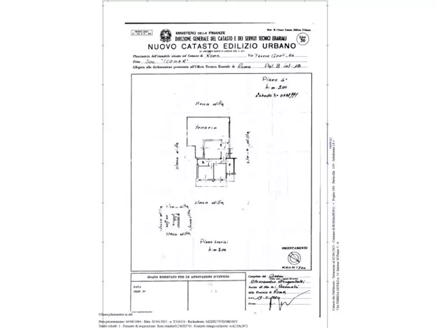 Immagine 8 di Casa trifamiliare in vendita  in Via Teresa Gnoli a Roma