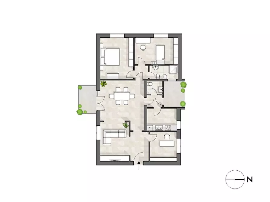 Immagine 13 di Casa trifamiliare in vendita  in Via Donato Bendicenti a Cosenza