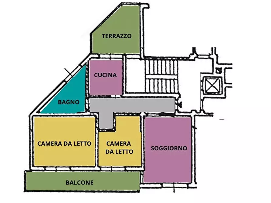 Immagine 2 di Casa trifamiliare in vendita  in Via Cavour, 7 a Ventimiglia