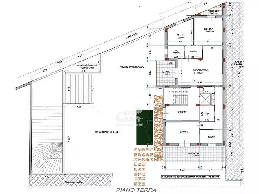 Immagine 4 di Casa trifamiliare in vendita  a Marsala