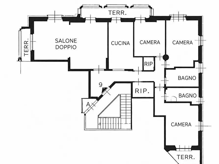 Immagine 23 di Casa trifamiliare in vendita  in Via San Francesco a Chiavari