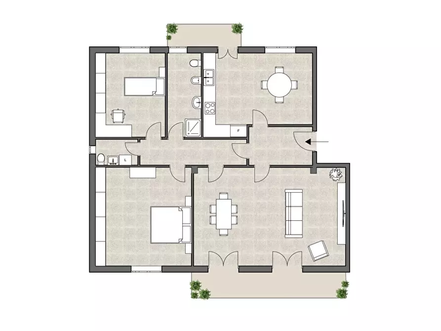 Immagine 15 di Casa trifamiliare in vendita  in Via Reggio Calabria, 13 a Cosenza