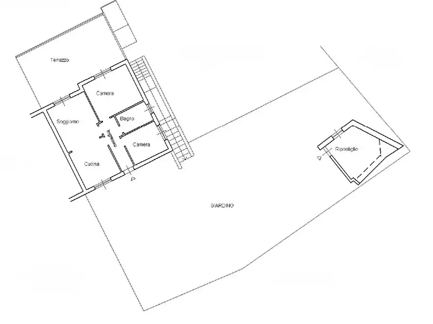 Immagine 17 di Casa trifamiliare in vendita  in Via Sotto la Croce a Rapallo