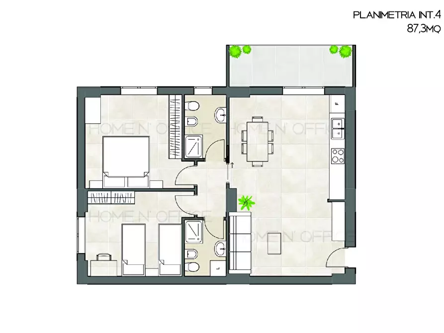 Immagine 10 di Casa trifamiliare in vendita  in contrada Cavoni a Altilia