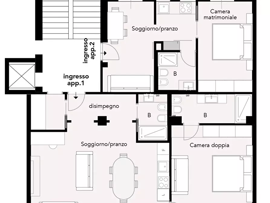 Immagine 39 di Casa trifamiliare in vendita  in Via Saverio Mercadante, 7 a Milano