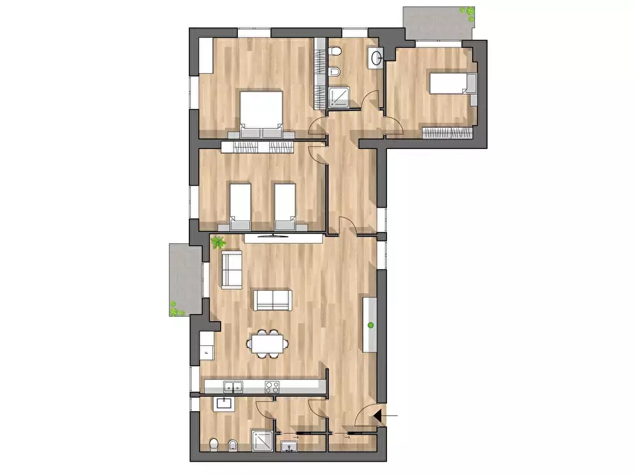 Immagine 17 di Casa trifamiliare in vendita  in Via XXIV Maggio, 74e a Cosenza