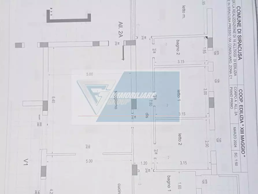 Immagine 3 di Casa trifamiliare in vendita  in Via Giuseppe Maria Danieli a Siracusa