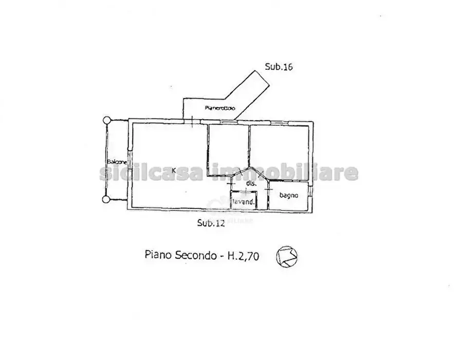 Immagine 10 di Casa trifamiliare in vendita  a Marsala