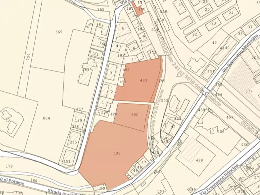 Immagine 2 di Terreno in vendita  a Cosenza