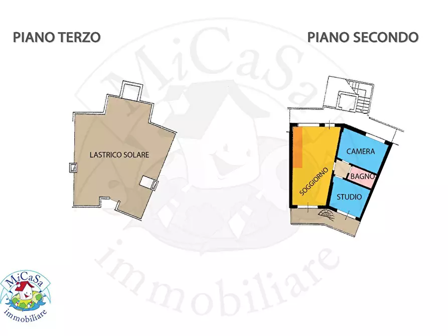 Immagine 3 di Mansarda in vendita  a Pisa