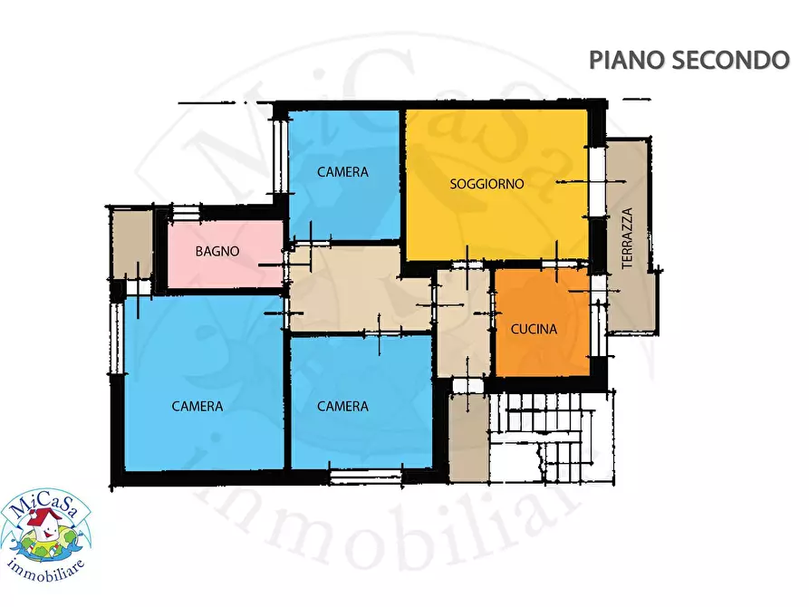 Immagine 3 di Appartamento in vendita  a Pisa