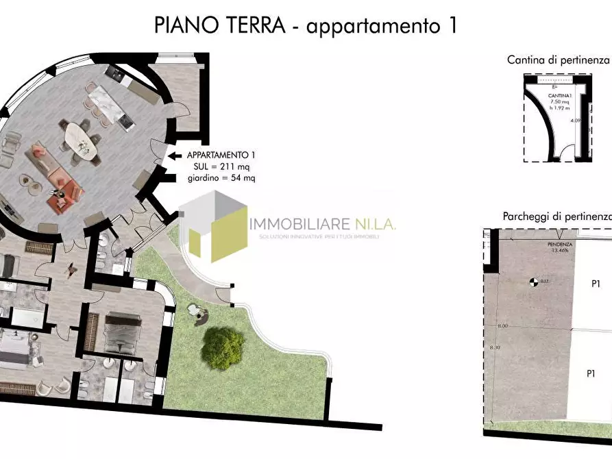 Immagine 5 di Appartamento in vendita  a Pisa