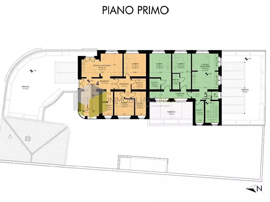 Immagine 11 di Appartamento in vendita  a Pisa