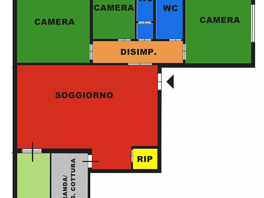 Immagine 24 di Appartamento in vendita  a Pisa