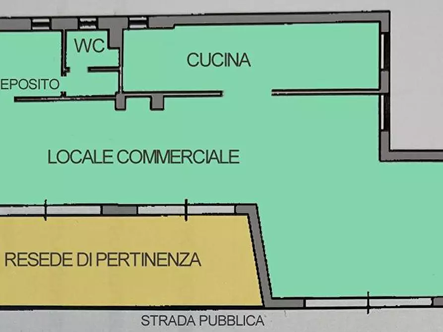 Immagine 1 di Locale commerciale in vendita  a Pisa