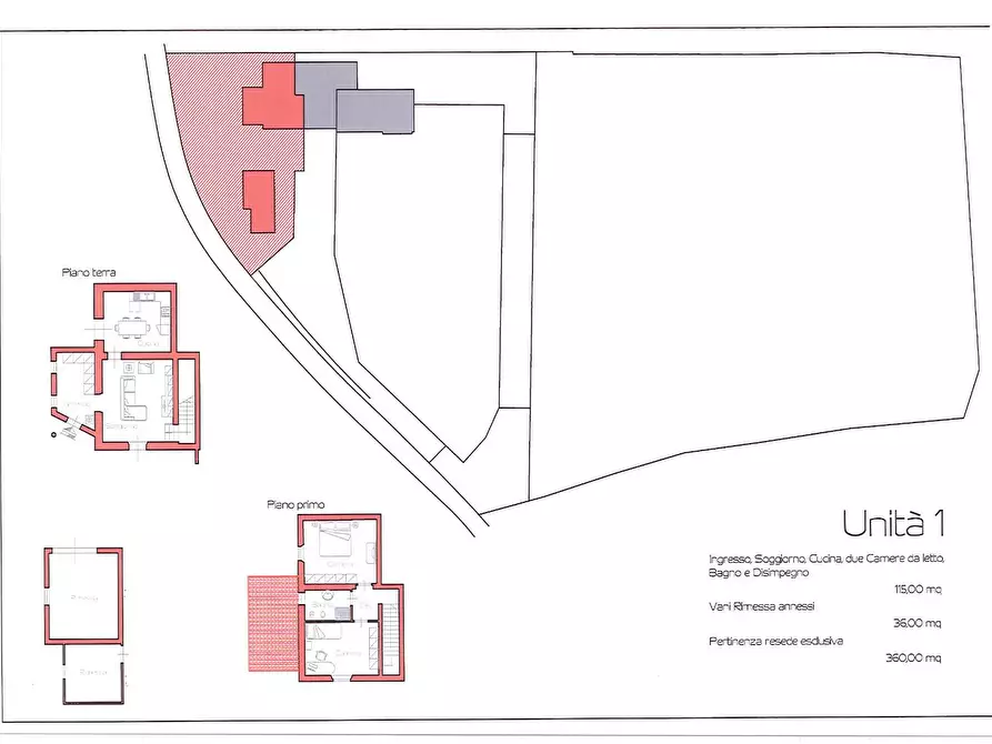 Immagine 38 di Casa bifamiliare in vendita  a Larciano