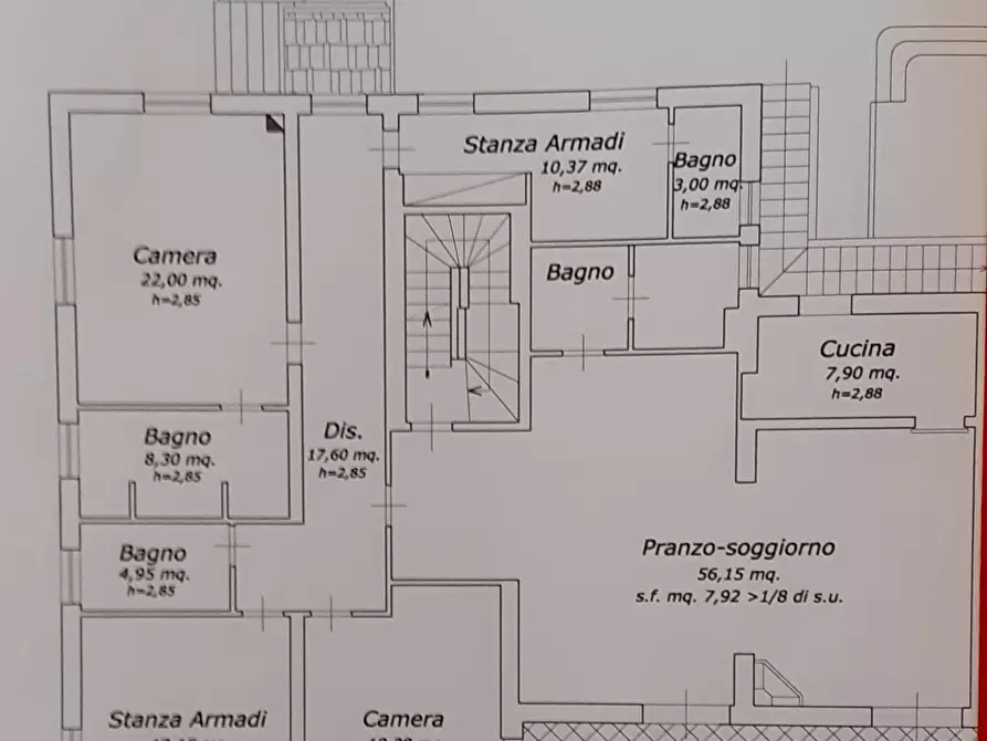 Immagine 20 di Porzione di casa in vendita  a Pisa