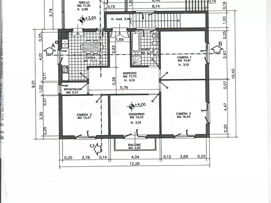 Immagine 6 di Appartamento in vendita  a Pietrasanta
