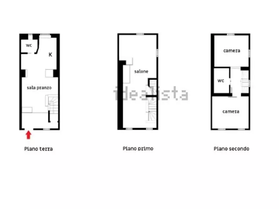 Immagine 15 di Terratetto in vendita  a Carrara