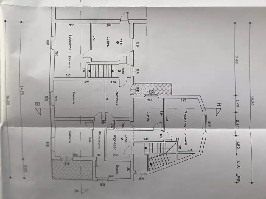 Immagine 3 di Casa semindipendente in vendita  a Massa