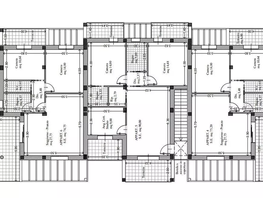 Immagine 11 di Appartamento in vendita  a Cecina