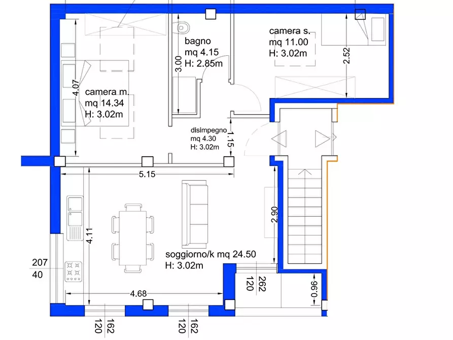 Immagine 7 di Appartamento in vendita  a Colle Di Val D'elsa
