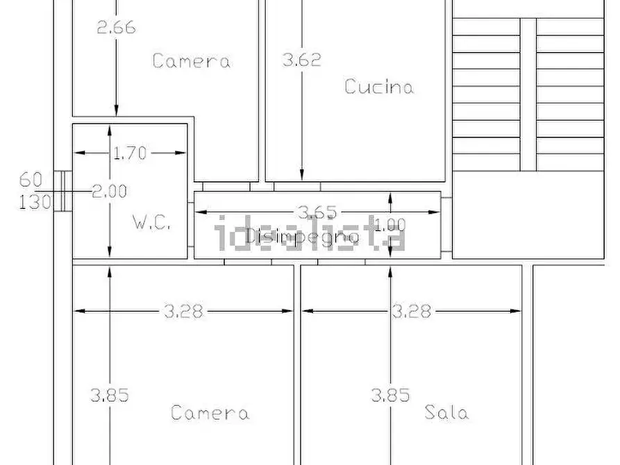 Immagine 19 di Porzione di casa in vendita  a Massa