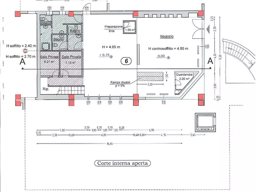 Immagine 1 di Showroom in vendita  a Pontedera