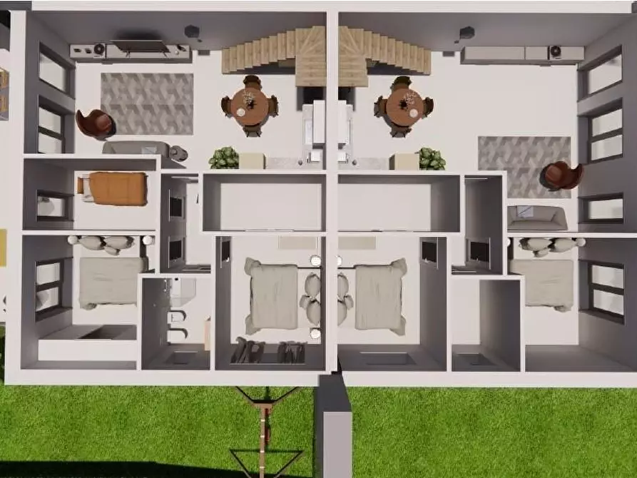 Immagine 4 di Casa quadrifamiliare in vendita  a Massa