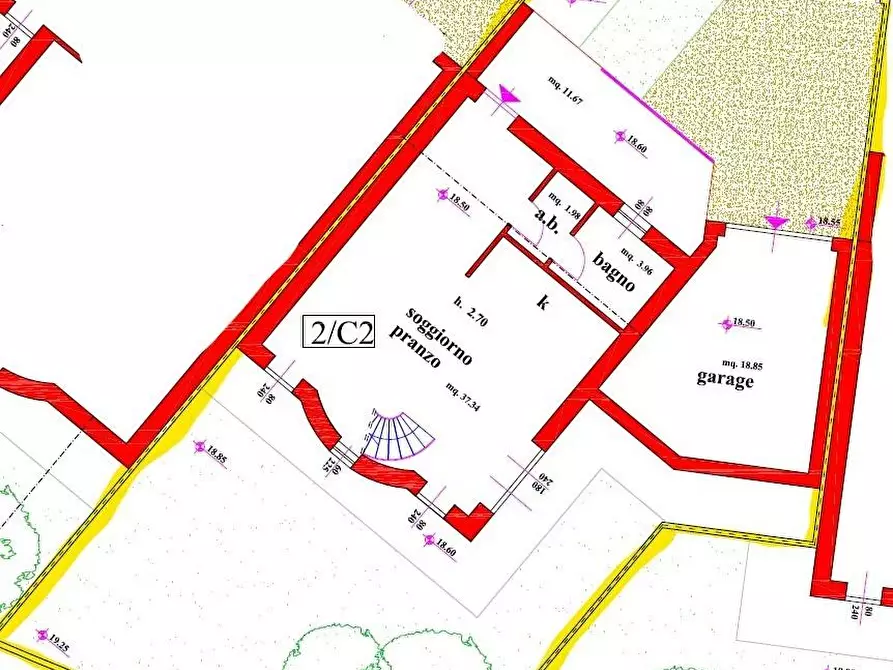 Immagine 2 di Villetta a schiera in vendita  a Sovicille