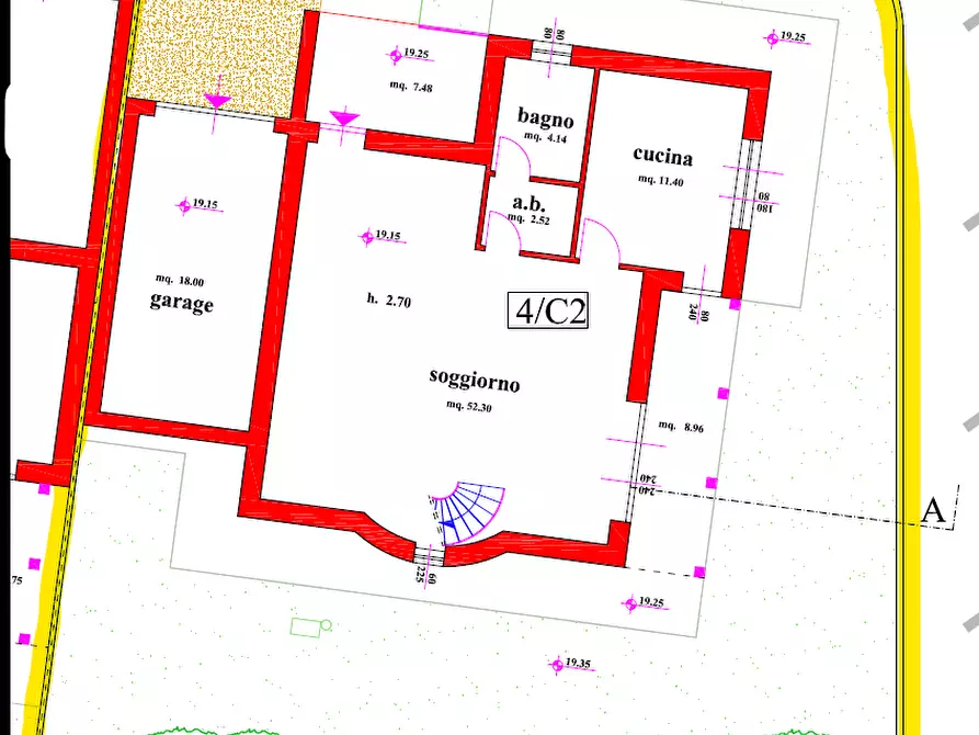 Immagine 2 di Villetta a schiera in vendita  a Sovicille