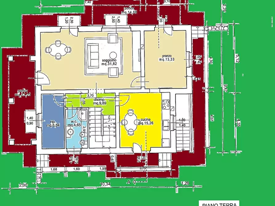 Immagine 12 di Villa in vendita  a Capannori