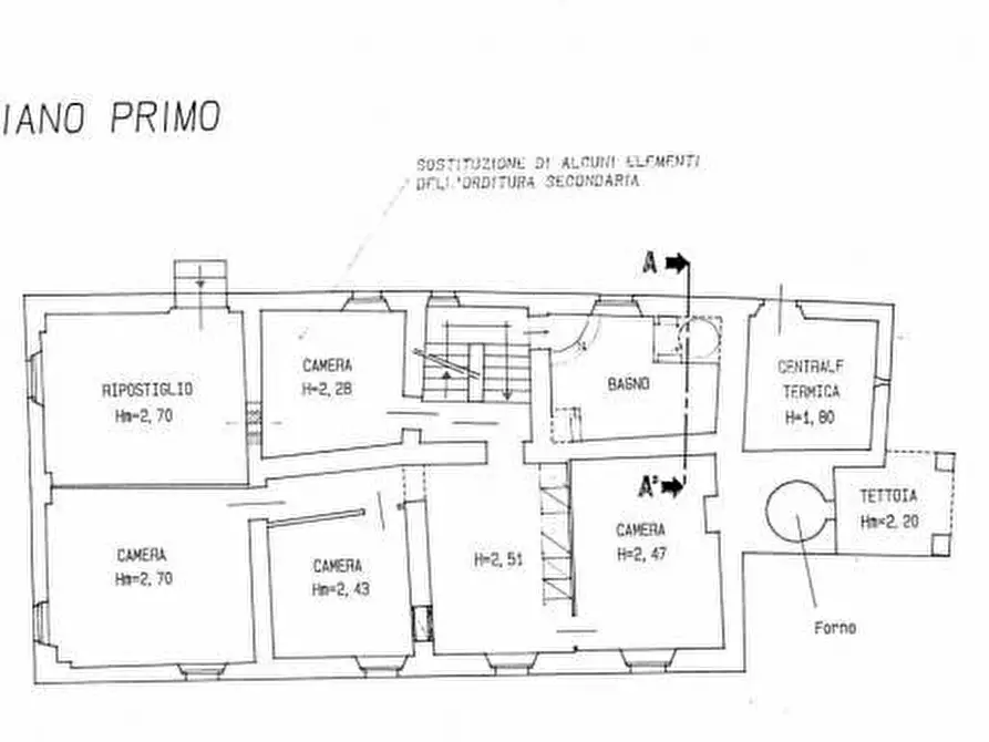 Immagine 8 di Rustico / casale in vendita  a Lucca