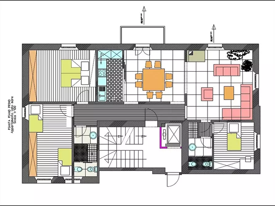 Immagine 3 di Appartamento in vendita  a Massa