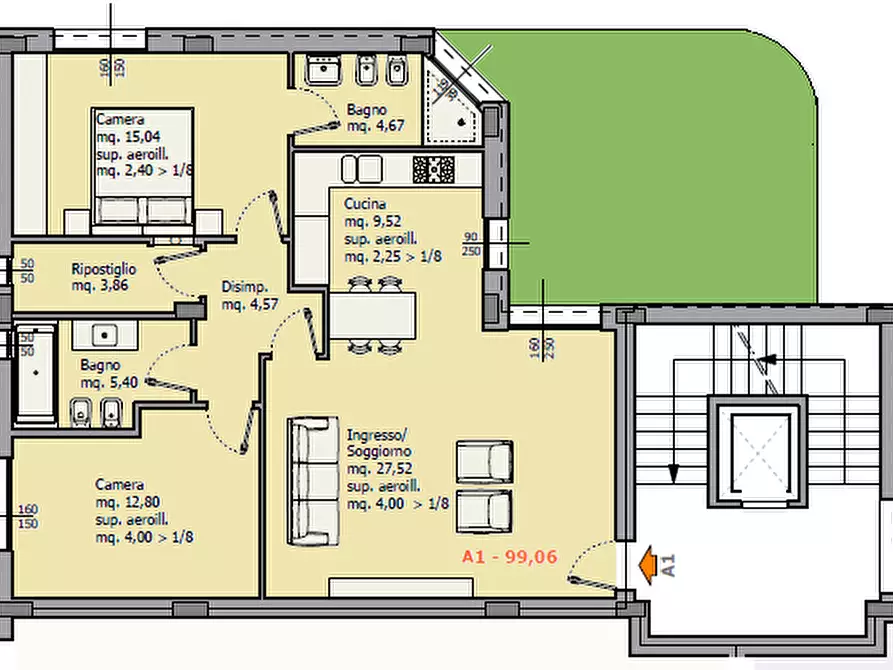 Immagine 21 di Appartamento in vendita  a Empoli