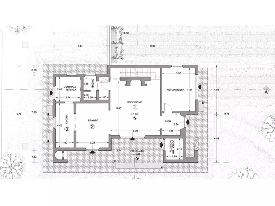 Immagine 4 di Villa in vendita  a Lucca