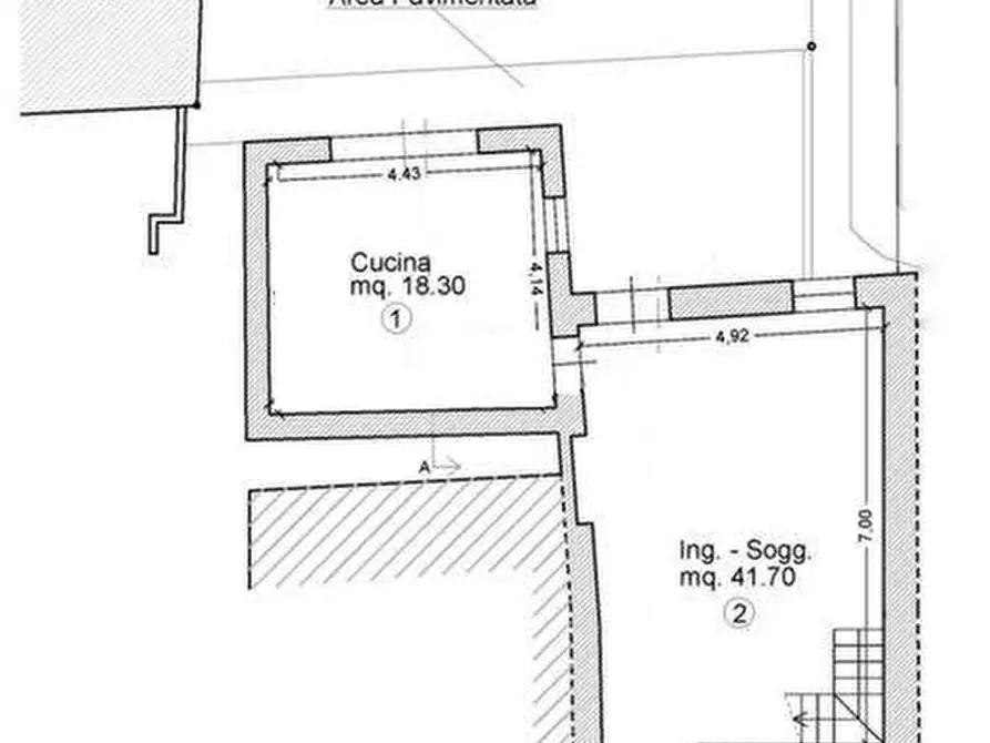 Immagine 2 di Villetta a schiera in vendita  a Capannori
