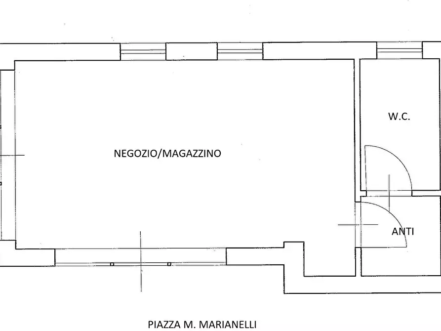 Immagine 1 di Negozio in affitto  a San Miniato
