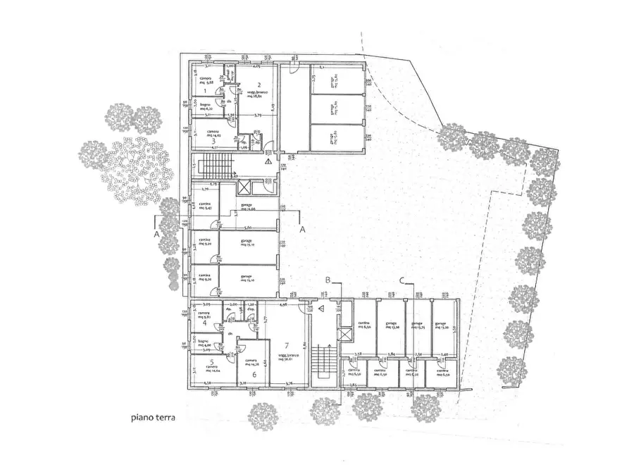 Immagine 3 di Palazzo in vendita  a San Giuliano Terme