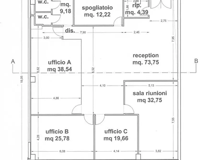 Immagine 6 di Ufficio in affitto  a Lucca