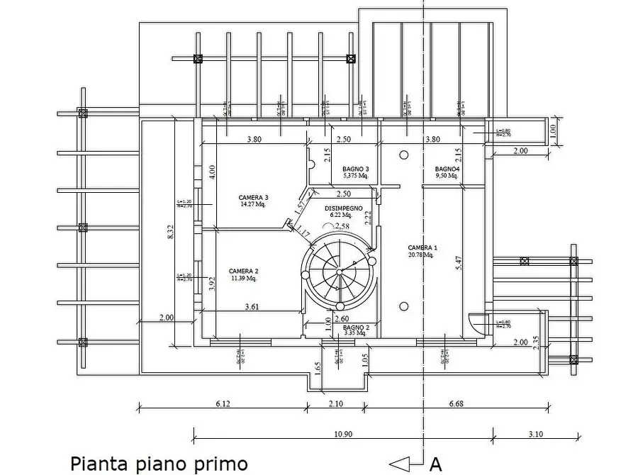 Immagine 8 di Villa in vendita  a Montignoso