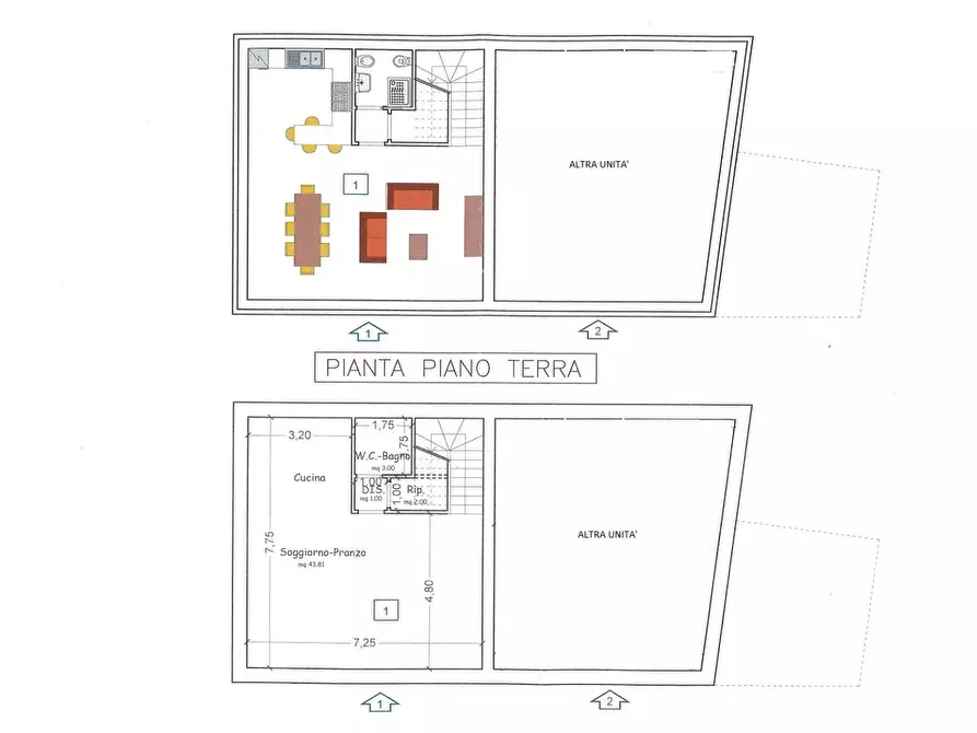 Immagine 13 di Villetta a schiera in vendita  a Certaldo