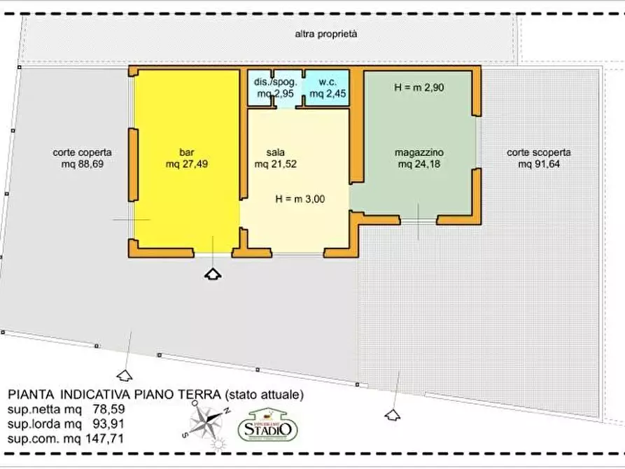 Immagine 4 di Casa indipendente in vendita  a Carrara