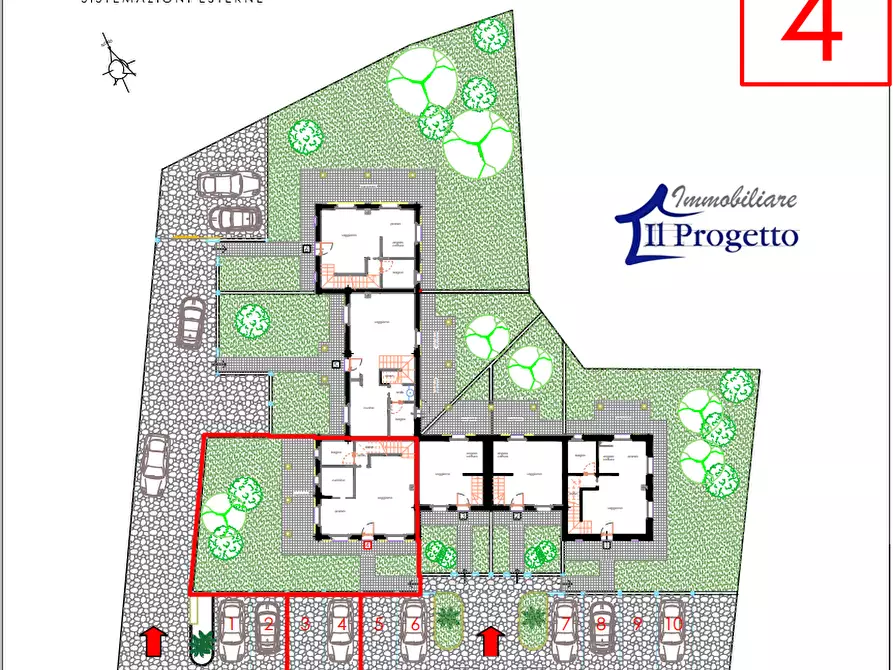 Immagine 3 di Casa semindipendente in vendita  a Castelnuovo Magra