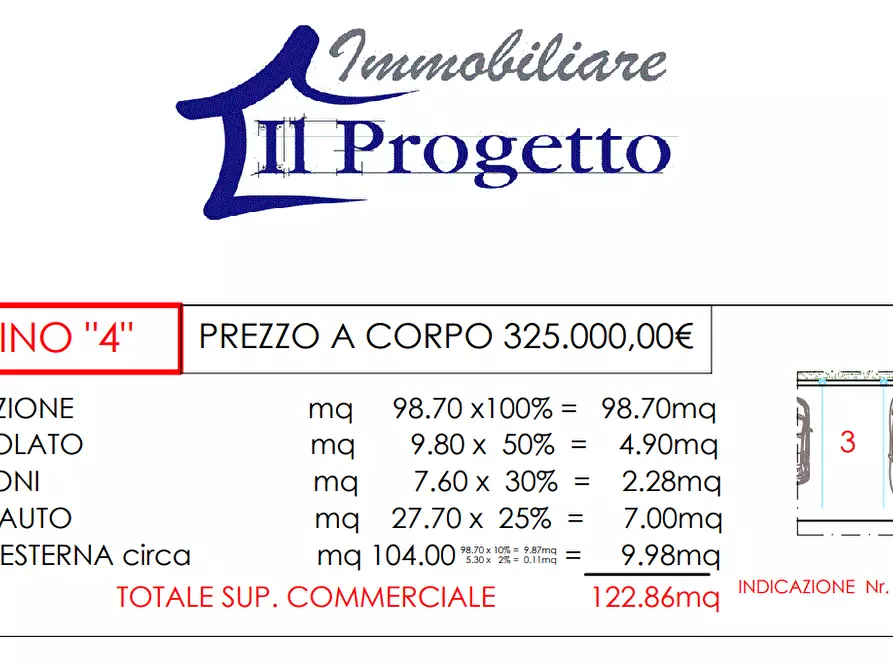 Immagine 9 di Casa semindipendente in vendita  a Castelnuovo Magra